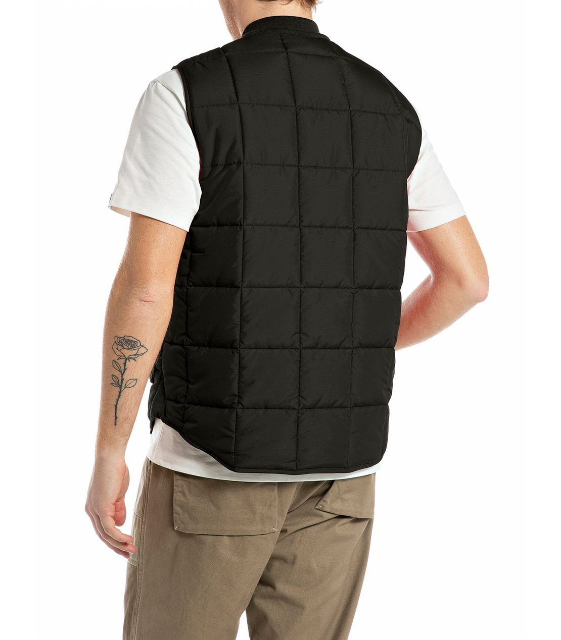 リサイクルリップストップポリ ベスト 詳細画像 ブラック 2